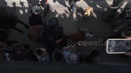 US, Bakersfield: Los Angeles-Downtown No Kings Day Protest With Sound On Tape Part 6