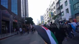 US, Bakersfield: Los Angeles-Downtown No Kings Day Protest in the Crowd Part 8