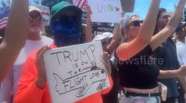 US: Anti-Trump ‘No Kings’ protest in Miami