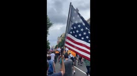 US: Tens of Thousands Rally Across Country Ahead of Army Parade
