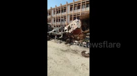 Civil Defense Vehicles Damaged in Gaza; Urgent Need for Equipment Reported