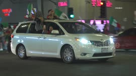 US, Los Angeles: Los Angeles-Van Nuys Anti Immigration Protest On Van Nuys Blvd