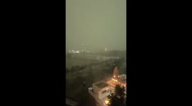 Storm Strikes Rajkot Amid Changing Weather Conditions in India