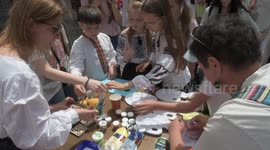 Ukraine: Father’s Day marked in Lviv with tribute to fallen soldiers and their families