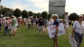 NO KINGS Day in Charlotte NC on July 14, 2025,  Nearly 2 million people nationa wide joined into the protest.