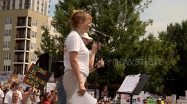 NO KINGS Day in Charlotte NC on July 14, 2025,  Nearly 2 million people nationa wide joined into the protest.