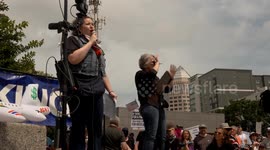 NO KINGS Day in Charlotte NC on July 14, 2025,  Nearly 2 million people nationa wide joined into the protest.