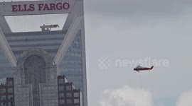 US: Wells Fargo logo installed atop Charlotte’s second-tallest skyscraper