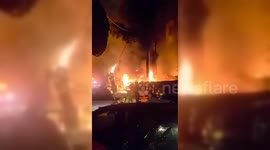 Israel: Massive Fire Erupts in Haifa After Iranian Missile Strike