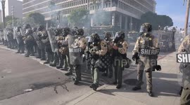 US: Los Angeles Protests Continue into the Fourth Day