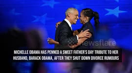 Michelle Obama pens sweet Father's Day post for Barack