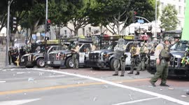 US: Los Angeles Protests Continue into the Fourth Day