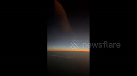 Saudi Arabia: Footage Captures Iranian Missile Launch Toward Israel from Saudi Airspace