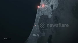 Israel: MOTION GRAPHICS - Iran's recent attacks on Israel