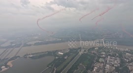 US: Army Parachute Team Soars Over Washington In Spectacular Birthday Jump