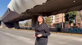 Bicycle Collides With Street Reporter