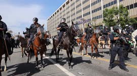 CA: Los Angeles Protests Continue into the Fourth Day 8