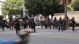 CA: Los Angeles Protests Continue into the Fourth Day 7