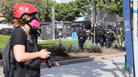 CA: Los Angeles Protests Continue into the Fourth Day 4