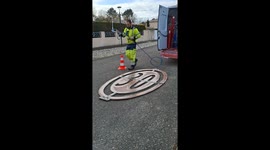 Aujourd'hui Julien fait la création d'une ellipse 30 pour réduire la vitesse dans le quartier