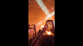 Girl video calls during pop concert so her sick bestie can watch