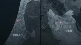 Iran: MOTION GRAPHICS - Reciprocal strikes between Israel and Iran target Tabriz and Tel Aviv
