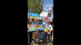 Filipino workers protest in LA against Trump deportations