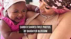 Cardi B shares first photos of daughter Blossom