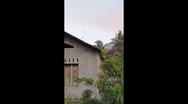 Mount Lewotobi volcano erupts in Indonesia spewing ash above homes