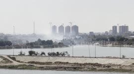 Iraq: Fire reported near US Embassy in Baghdad