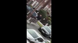 Man smashes parked vehicles with hammer in Manchester, England