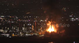 Rare footage captures the dramatic moment ballistic Iranian missiles struck the Bazan oil refinery, triggering a devastating explosion that claimed three lives, ignited a massive fire, and rendered the facility inoperable.