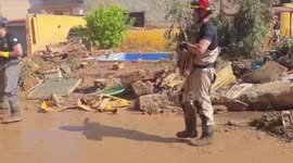 Spain: Military Teams Power Through Azuara in Post-Flood Cleanup Video