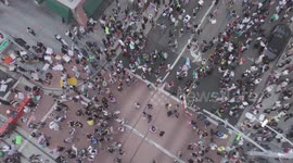 4th street Protests over Immigration in Santa Ana, California
