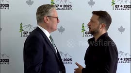 Canada: Zelenskyy meets Starmer at G7 Summit in Canada