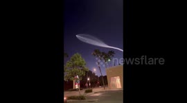 US: SpaceX Falcon 9 rocket Spotted in The Sky Above San Diego