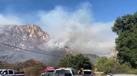 US: Evacuation orders issued as Monte Fire scorches 340 acres in San Diego