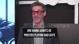 Jon Hamm admits he prefers playing bad guys