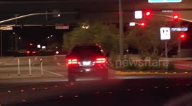US, Phoenix: Phoenix Pursuit Suspect Drives Wrong-Way Caught On Tape