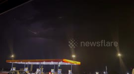 Intense Lightning and Storm structure from a Tornadic Storm North of El Reno, Oklahoma