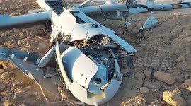 Iran: Iranian state TV releases visuals allegedly showing downed Israeli drone