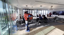 Coworker Went All Out for Halloween Costume Party