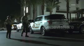 US, Los Angeles: Rancho Cucamonga No Sleep For Ice Protesters Gather At Hotel Part 2