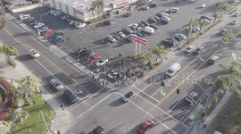 Protests over Immigration in Costa Mesa, California for ICE raids
