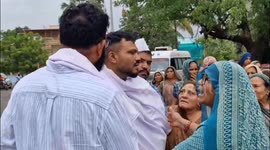 Air India Crash Sole Survivor Carries Brother’s Coffin After Escaping Fiery Wreck