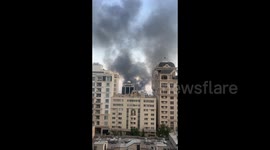 Iran: Smoke rises from a location targeted by Israel in north of Tehran 2