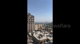 Iran: The sky is dusty and smoky after Israel struck an area north of Tehran
