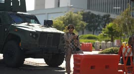 US, Los Angeles: Westwood Protesters Rally Against Potential War in Iran With Sound On Tape
