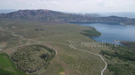 Türkiye: DRONE - Türkiye’s Nemrut Caldera draws nature enthusiasts with stunning landscapes