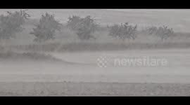Spain: Severe Thunderstorm Hits Highland Region of Murcia